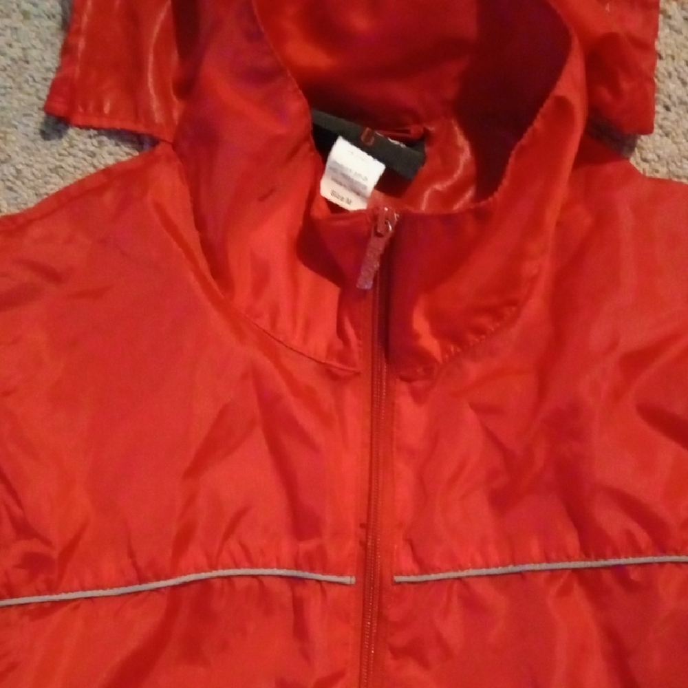 Totes Red Windbreaker Hooded Jacket - Picture 4 of 7